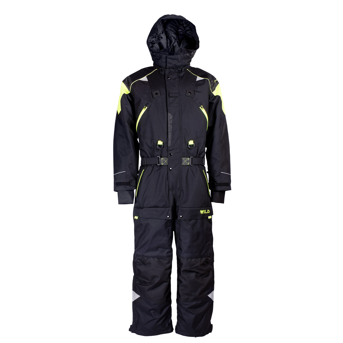ARCTIC PRO OVERALL (Waterproof, Premium Insulation, Professional) - Florescent Yellow / Black