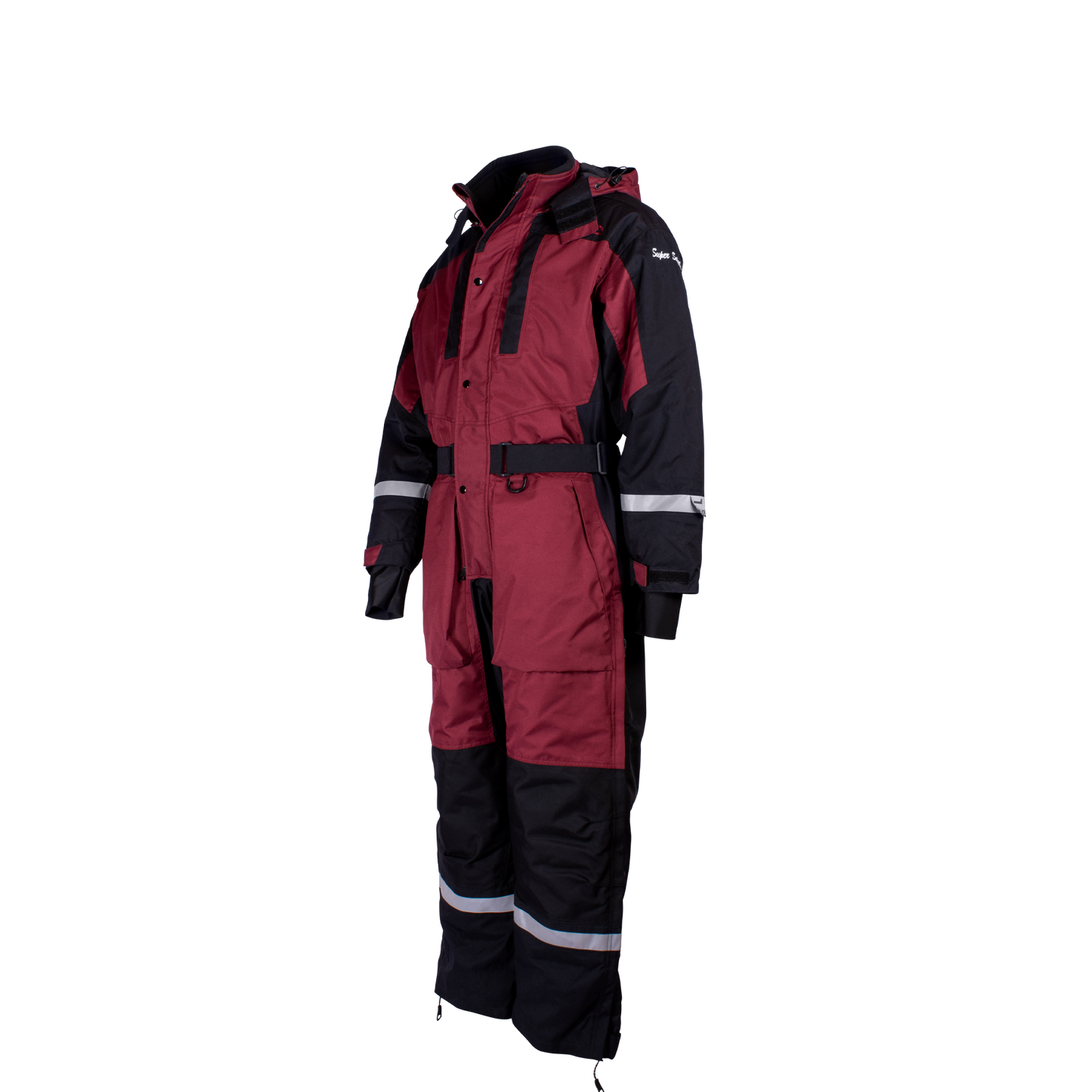 SUPER SAFARI OVERALL (Water Resistant, Premium Insulation) - Burgandy / Black