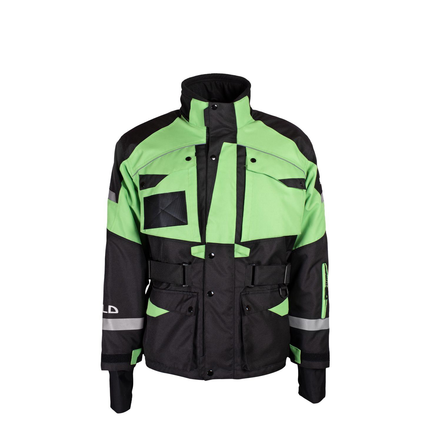 CREW SUPER JACKET (Waterproof) - Parrot Green / Black