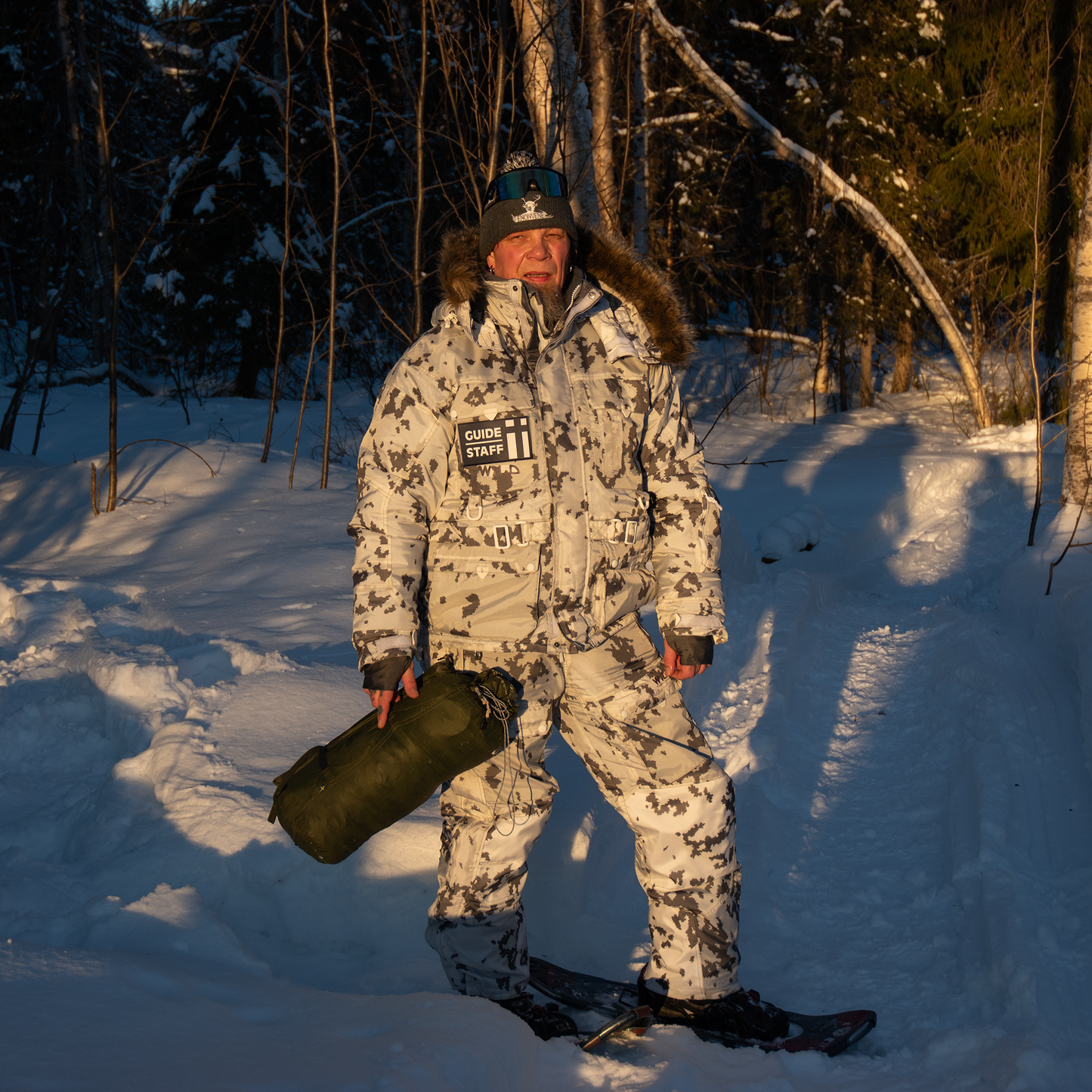 SNOWHAWK COVERALL (Waterproof, Premium Insulation, Expedition) - M05 Greyfox Camo