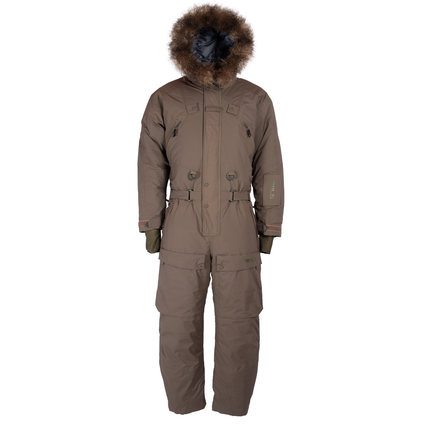 ICERAPTOR COVERALL (Waterproof, Premium Insulation, Expedition) - Stonegrey / Olive