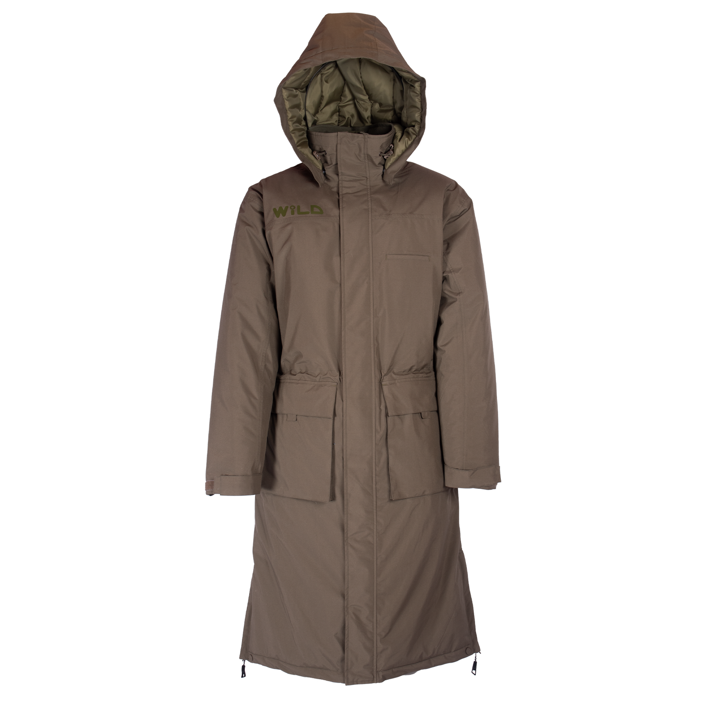 POKKA COAT (Water Resistant, Premium Insulation) - Stonegrey / Olive