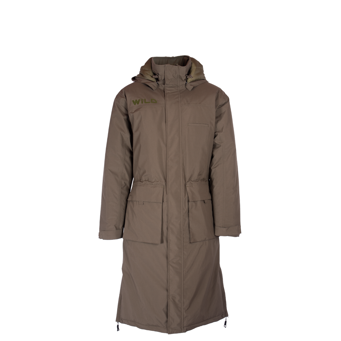 POKKA COAT (Water Resistant, Premium Insulation) - Stonegrey / Olive