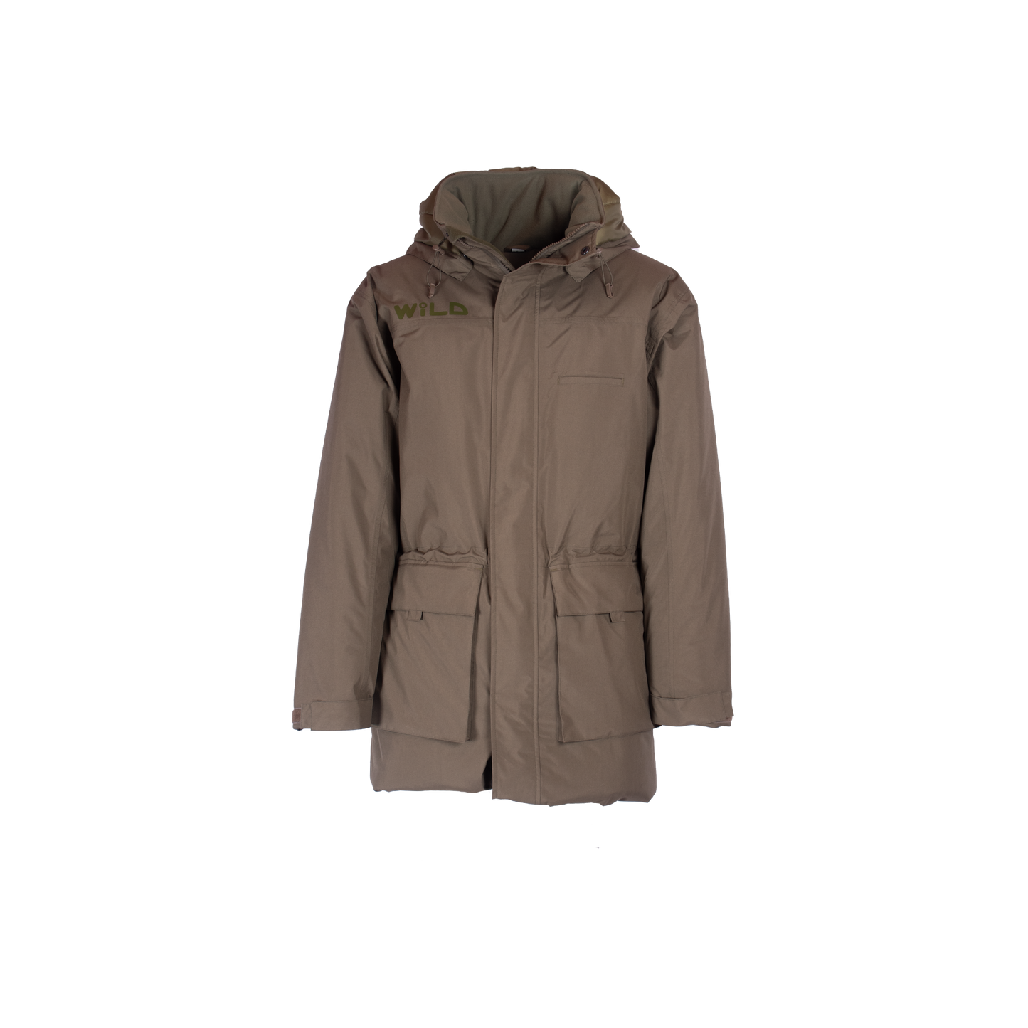 POKKA COAT (Water Resistant, Premium Insulation) - Stonegrey / Olive