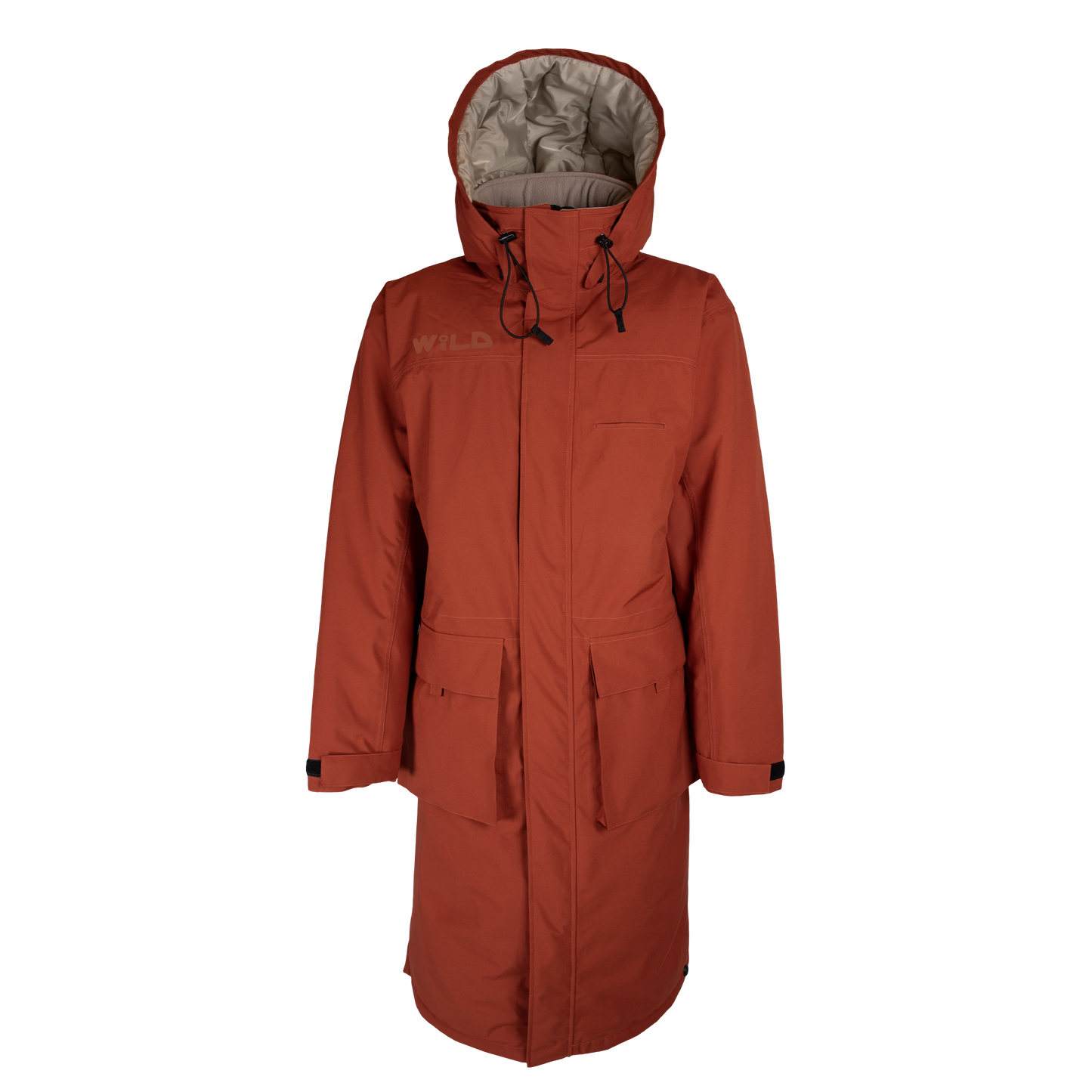 POKKA COAT (Water Resistant, Premium Insulation) - Rust