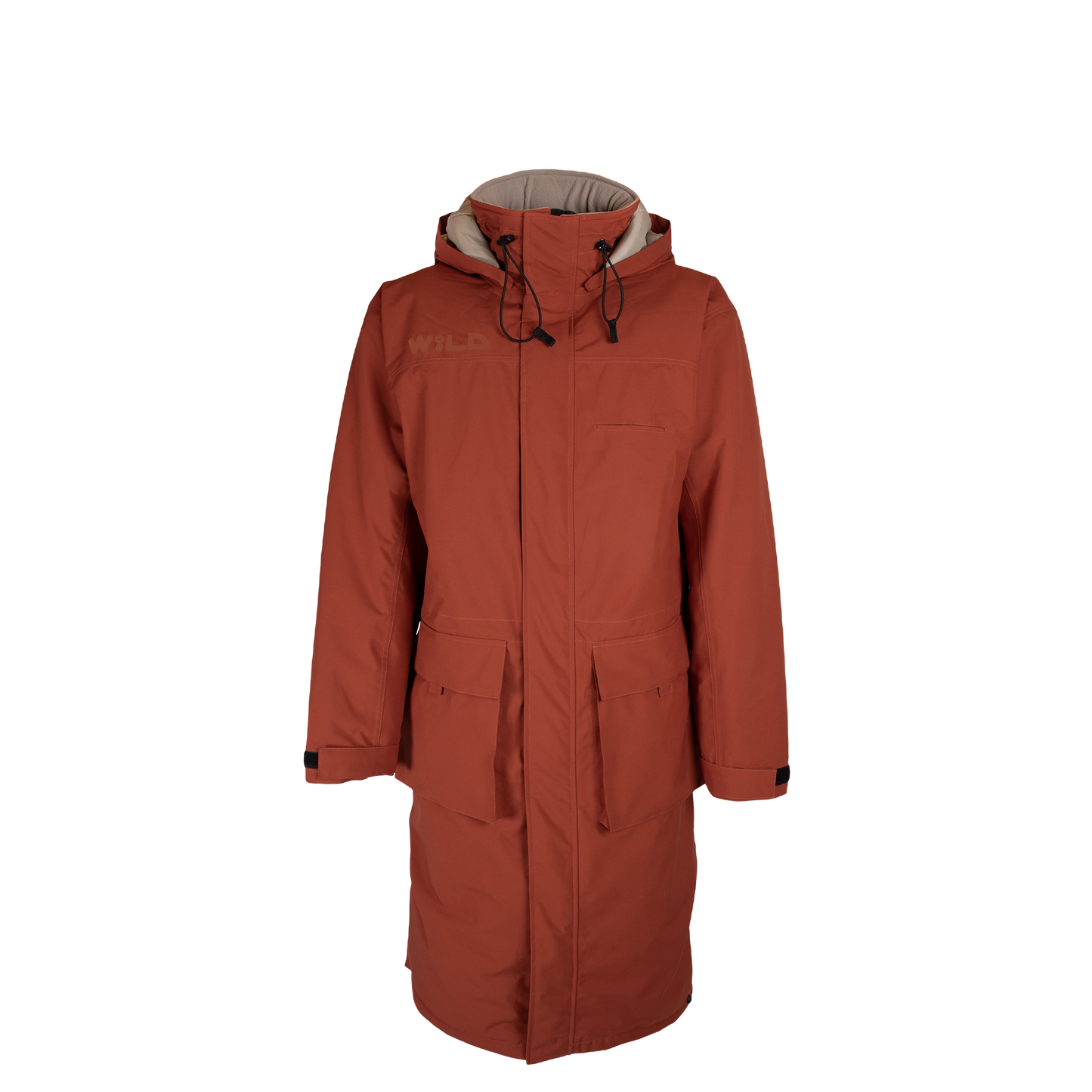 POKKA COAT (Water Resistant, Premium Insulation) - Rust