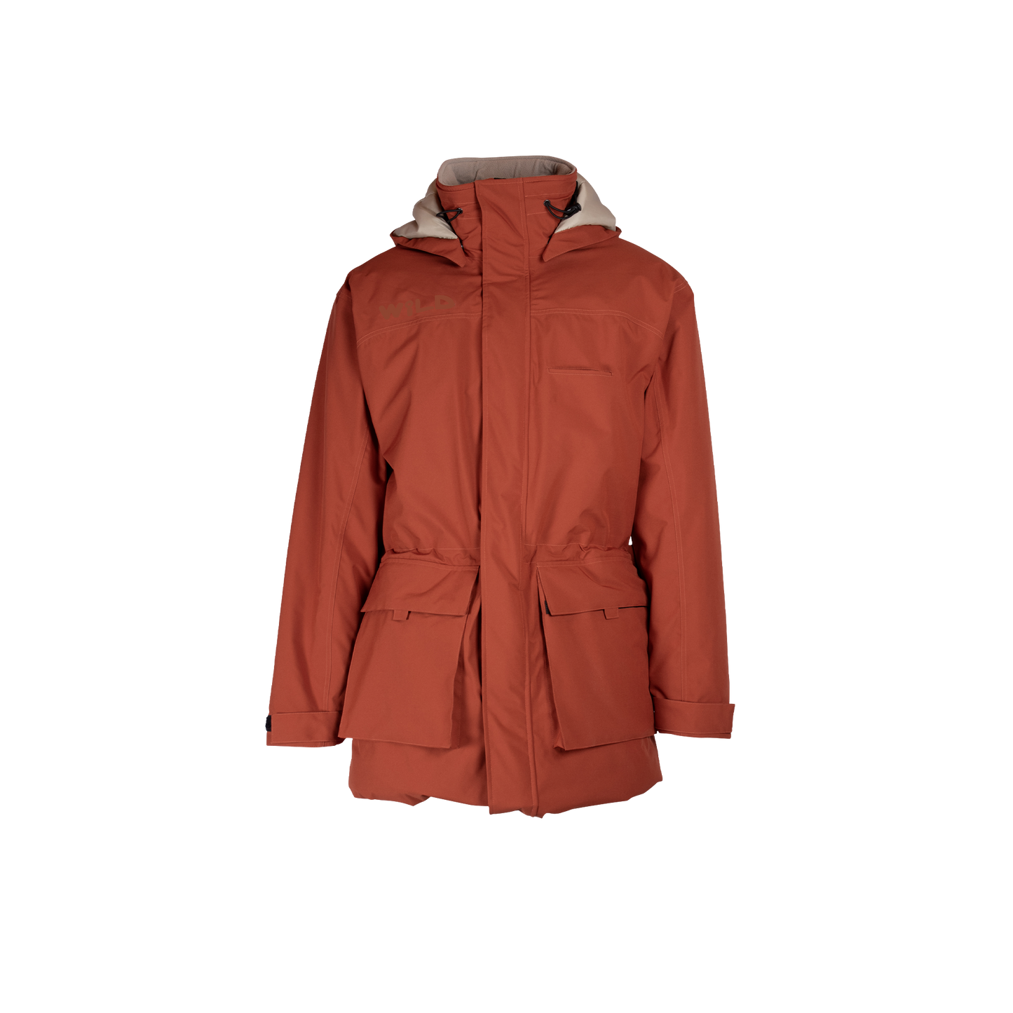 POKKA COAT (Water Resistant, Premium Insulation) - Rust