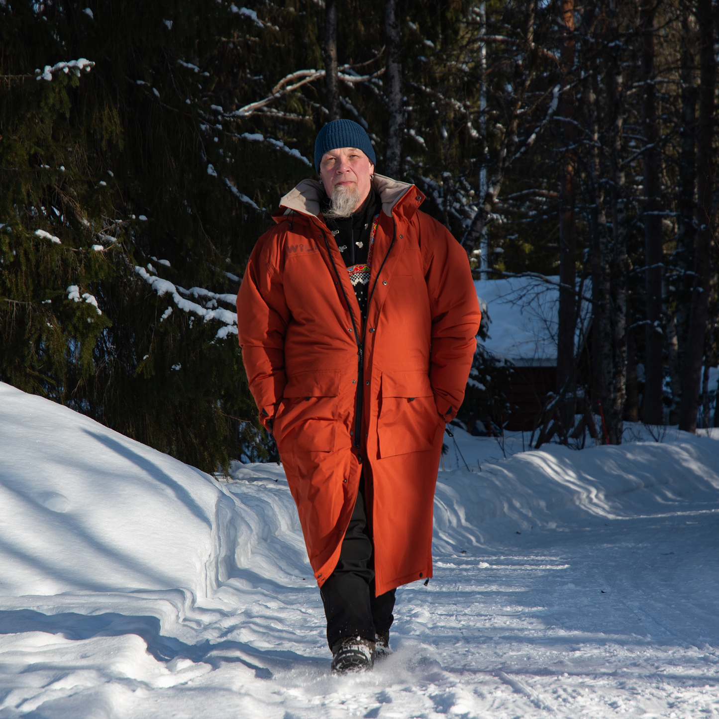 POKKA COAT (Water Resistant, Premium Insulation) - Rust