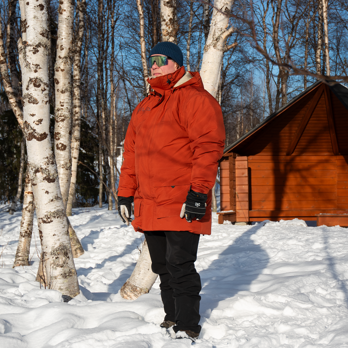 POKKA COAT (Water Resistant, Premium Insulation) - Rust