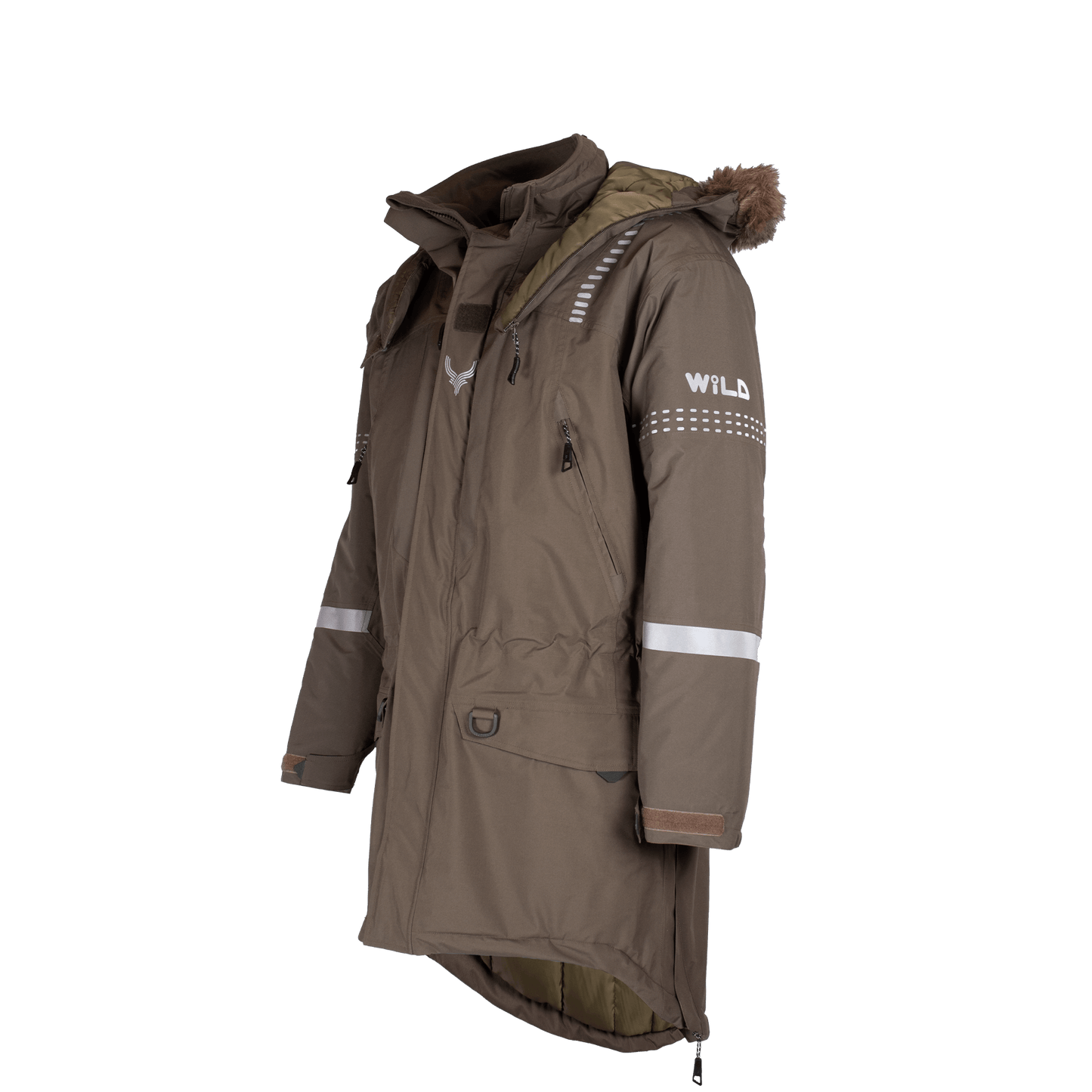 PORO COAT (Waterproof, Premium Insulation) - Stonegrey Olive