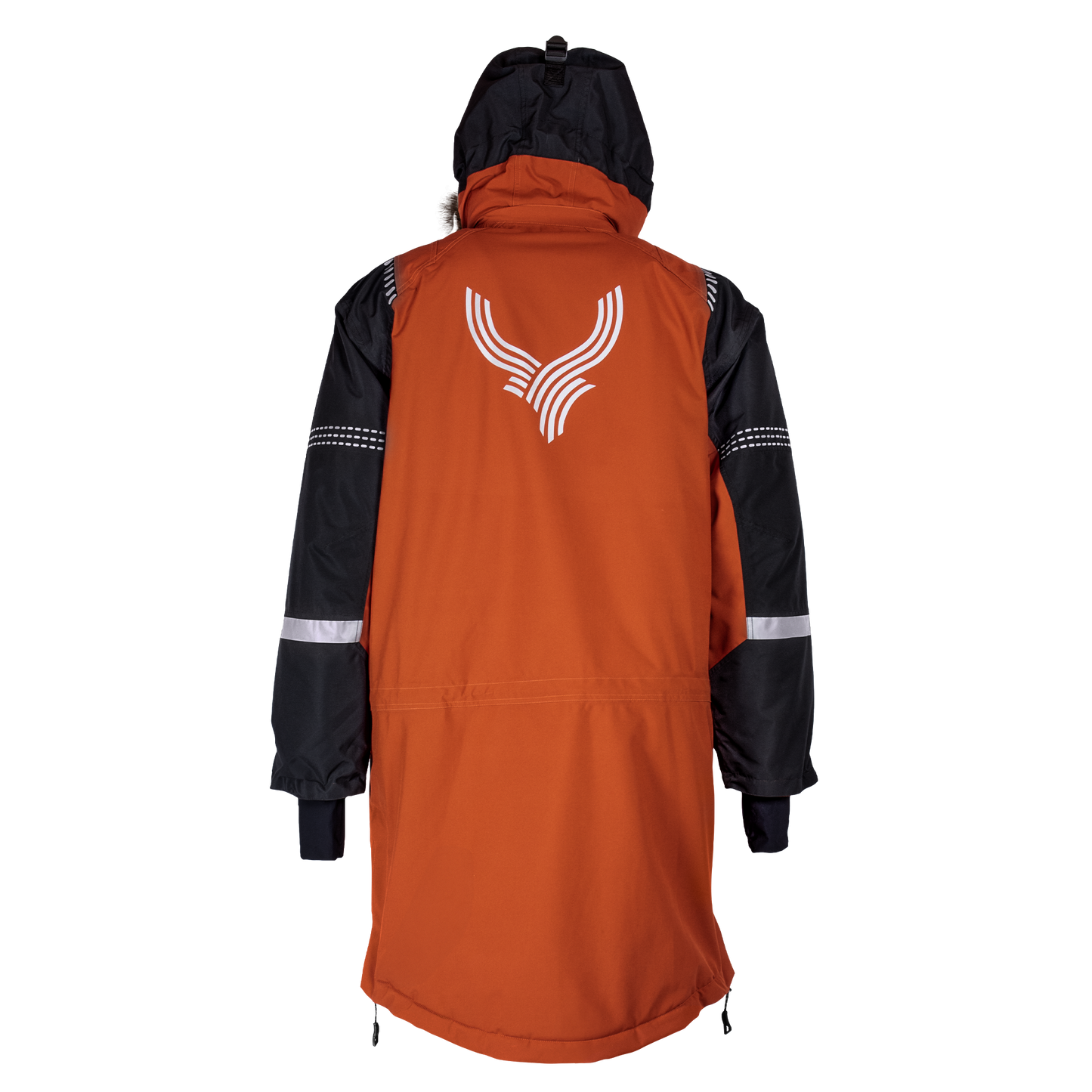 PORO COAT (Waterproof, Premium Insulation) - Rust / Black