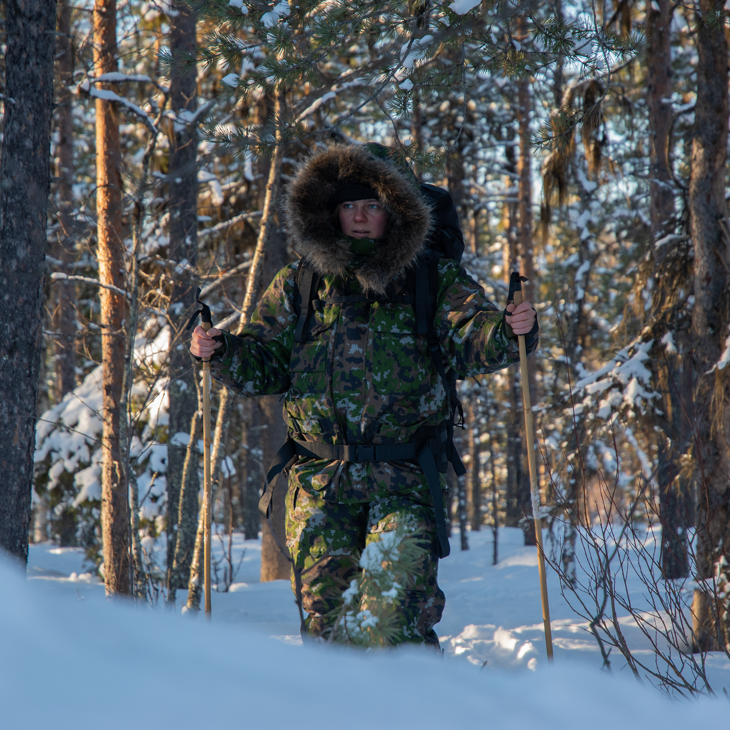 SHADOWSTRIKE COVERALL (Water Resistant, Premium Insulation, Professional) - M05 Winter Camo