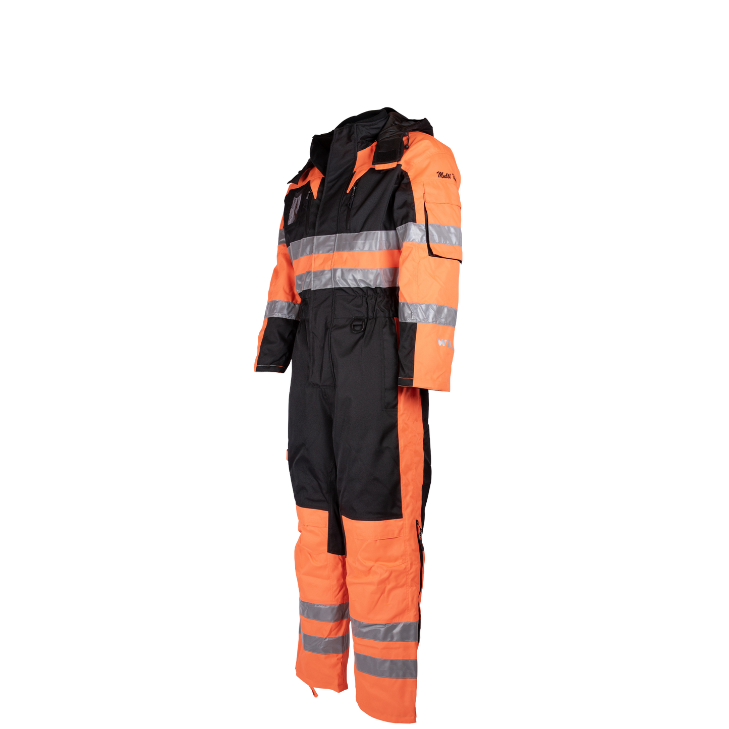 MULTIWORK OVERALL 2020 (Waterproof, Workwear) - Black/Orange