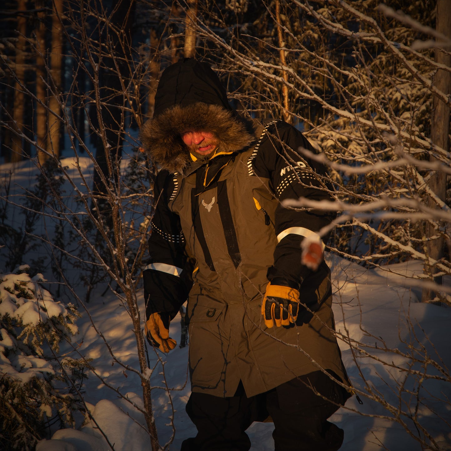 PORO COAT (Waterproof, Premium Insulation) - Stonegrey Olive