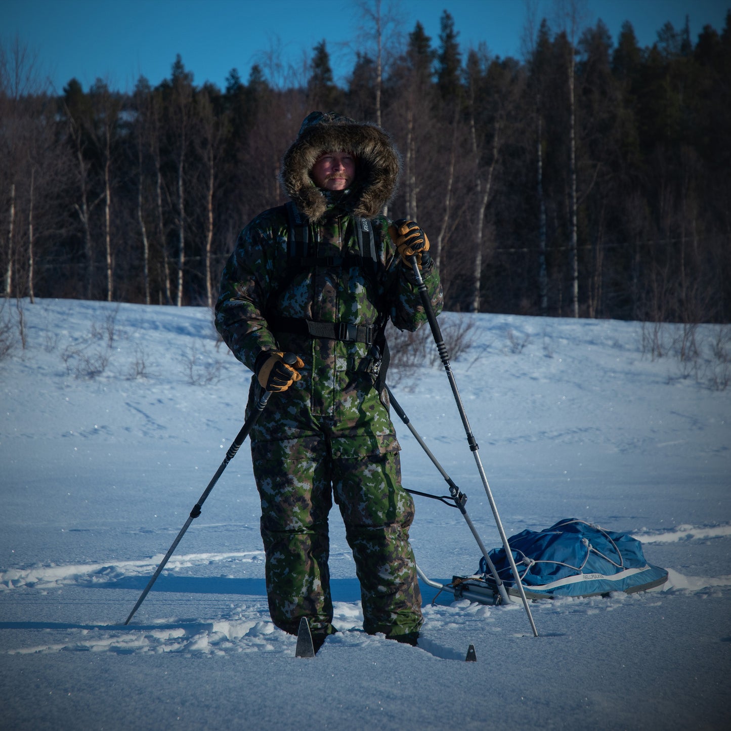 SHADOWSTRIKE COVERALL (Water Resistant, Premium Insulation, Professional) - M05 Winter Camo