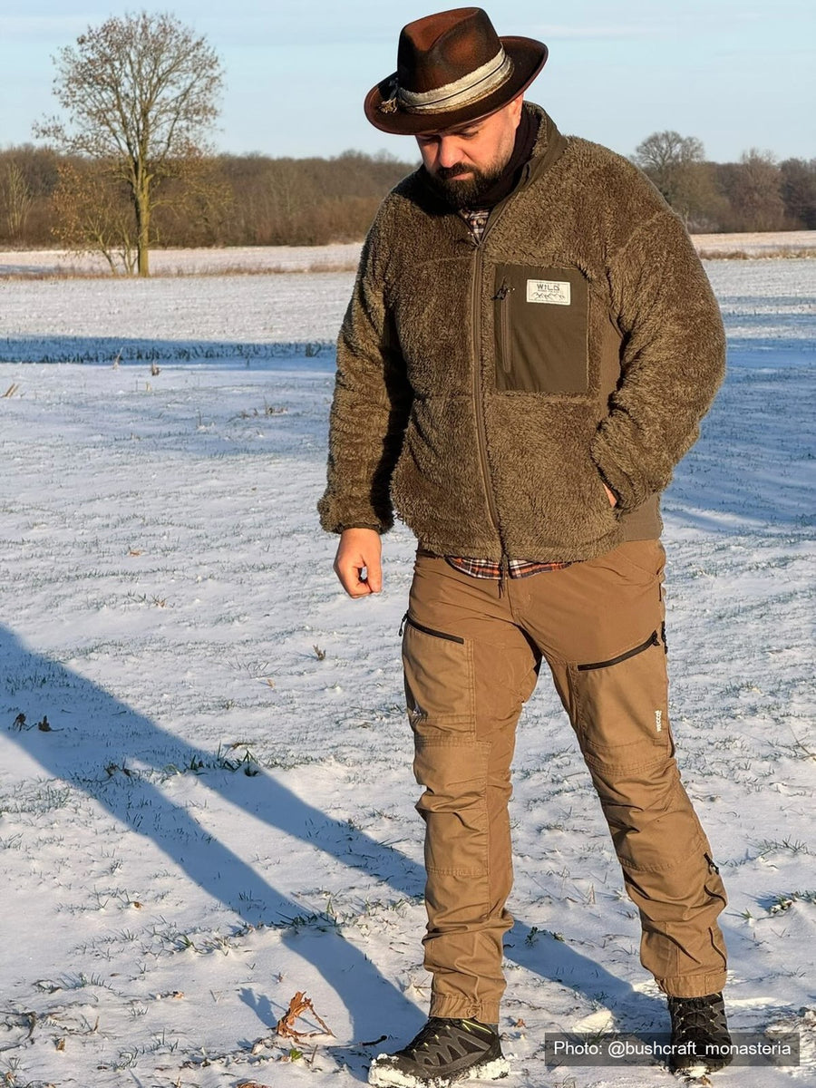 Wild Grizzly Fleece Jacket in the field