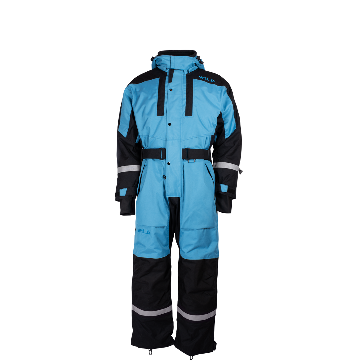 Super Safari Overall - Firozi Blau / Schwarz