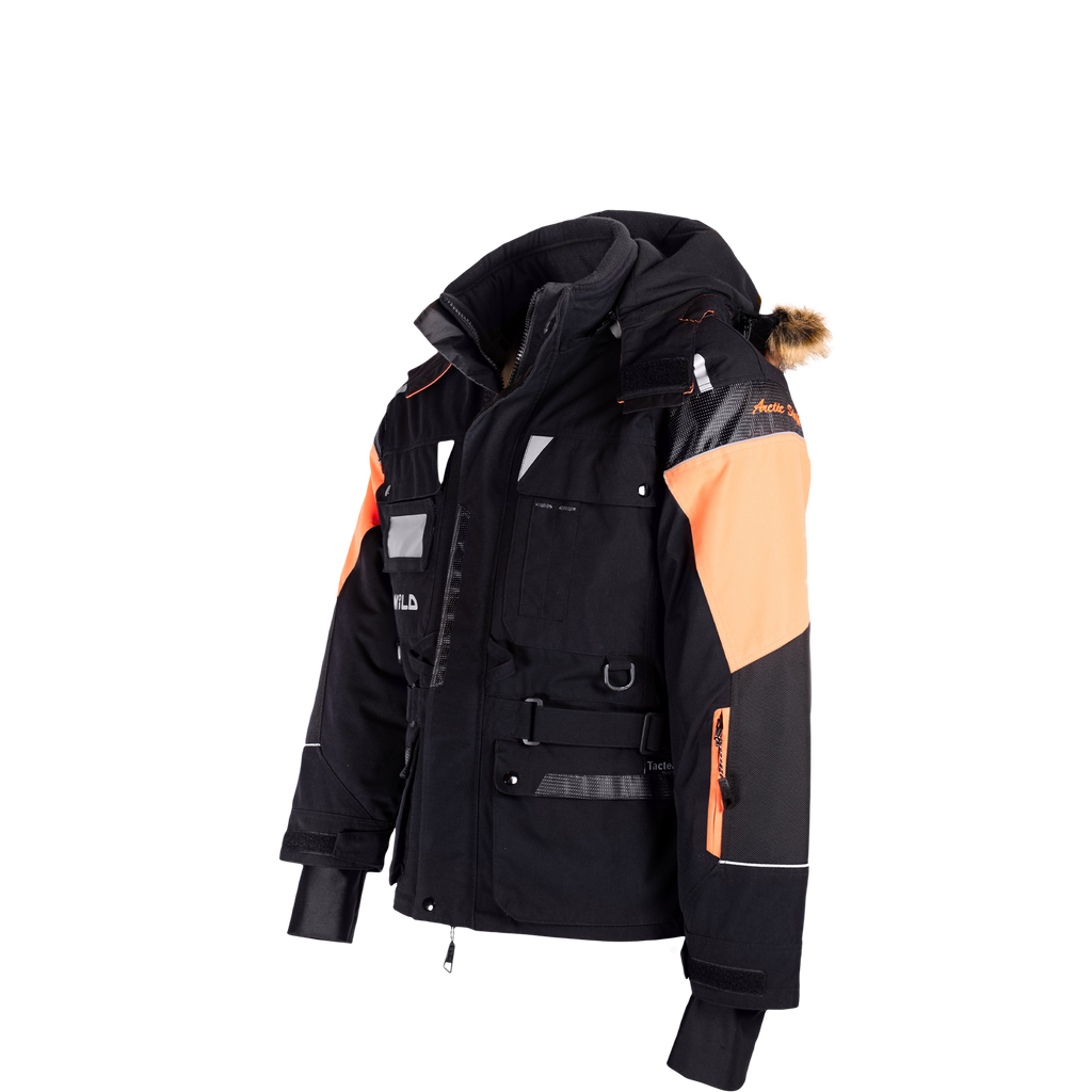 Arctic Staff Jacke – Orange / Schwarz