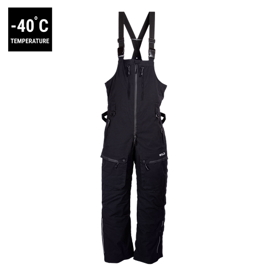 ARCTIC STAFF PANTS (Waterproof, Premium Insulation, Professional) - Black