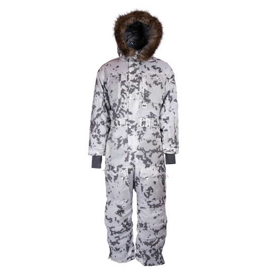 SNOWHAWK COVERALL (Waterproof, Premium Insulation, Expedition) - M05 Greyfox Camo