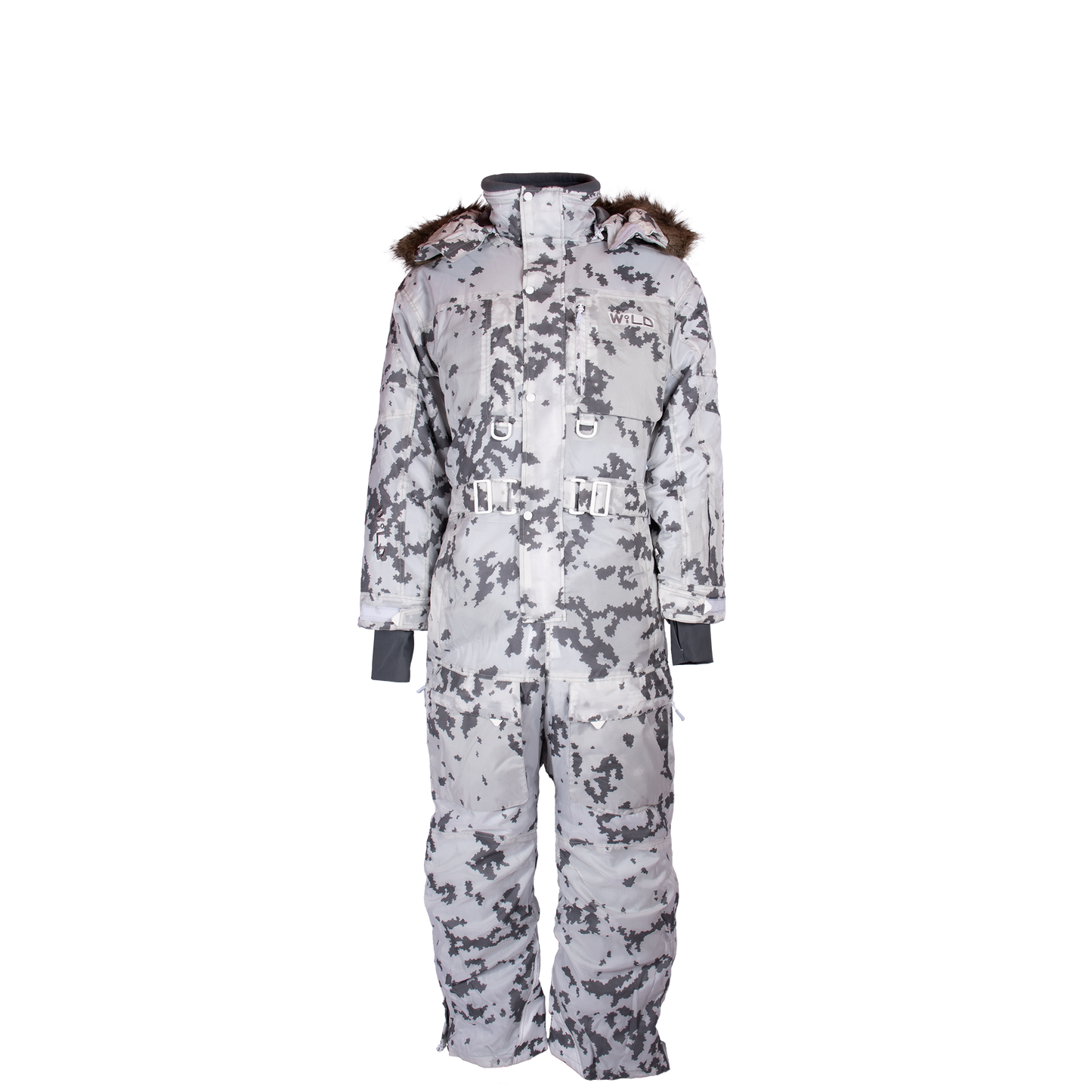 SNOWHAWK COVERALL (Waterproof, Premium Insulation, Expedition) - M05 Greyfox Camo