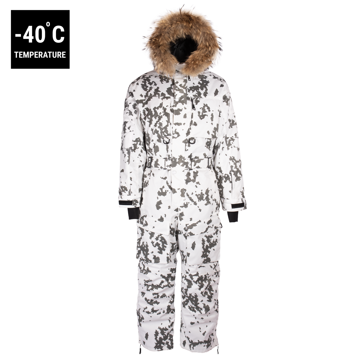 SNOWHAWK COVERALL (Waterproof, Premium Insulation, Expedition) - M05 Winter Camo