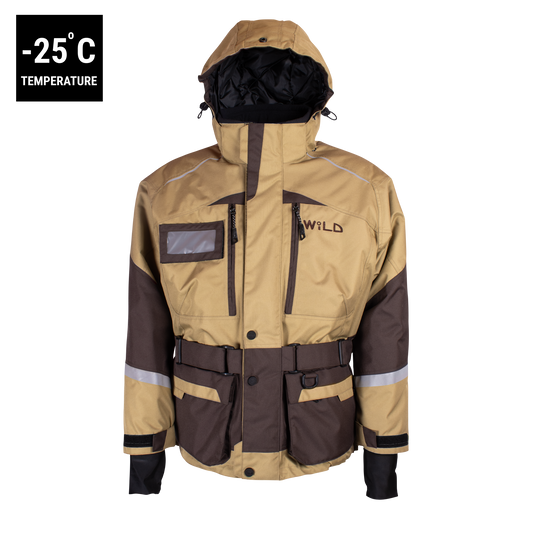 STAFF BASIC JACKET (Water Resistant) - Fuji Yellow / Metallic Brown