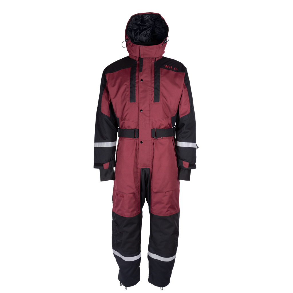 Super Safari Overall - Burgunderrot / Schwarz
