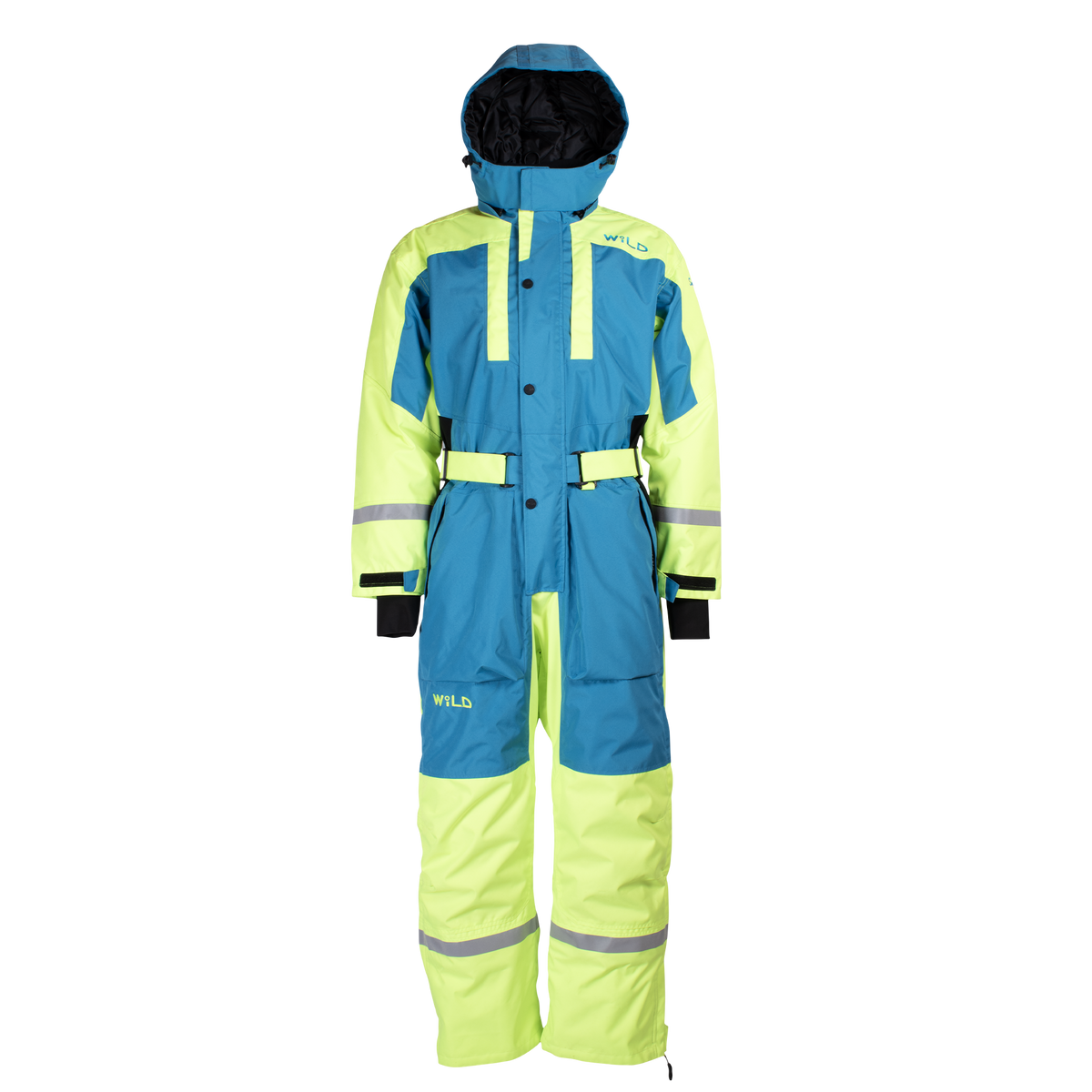 Super Safari Overall - Firozi Blue / Fluorescent Yellow