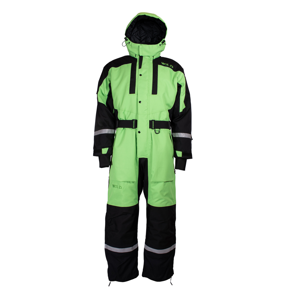 Super Safari Overall – Papageigrün / Schwarz