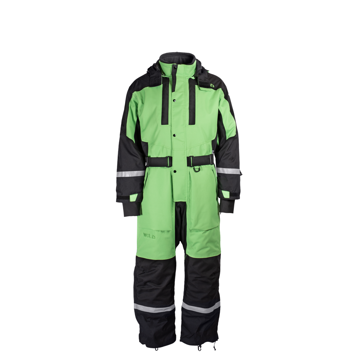 Super Safari Overall – Papageigrün / Schwarz