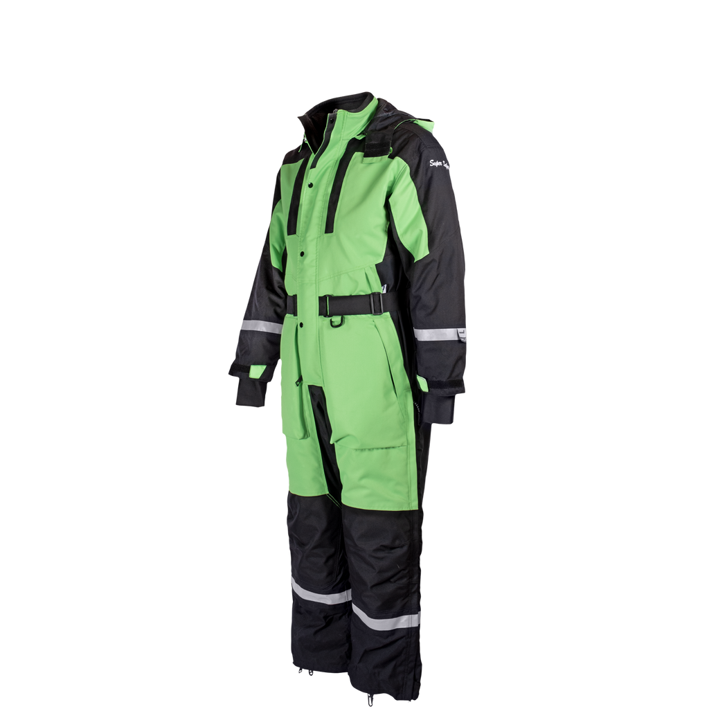 Super Safari Overall – Papageigrün / Schwarz