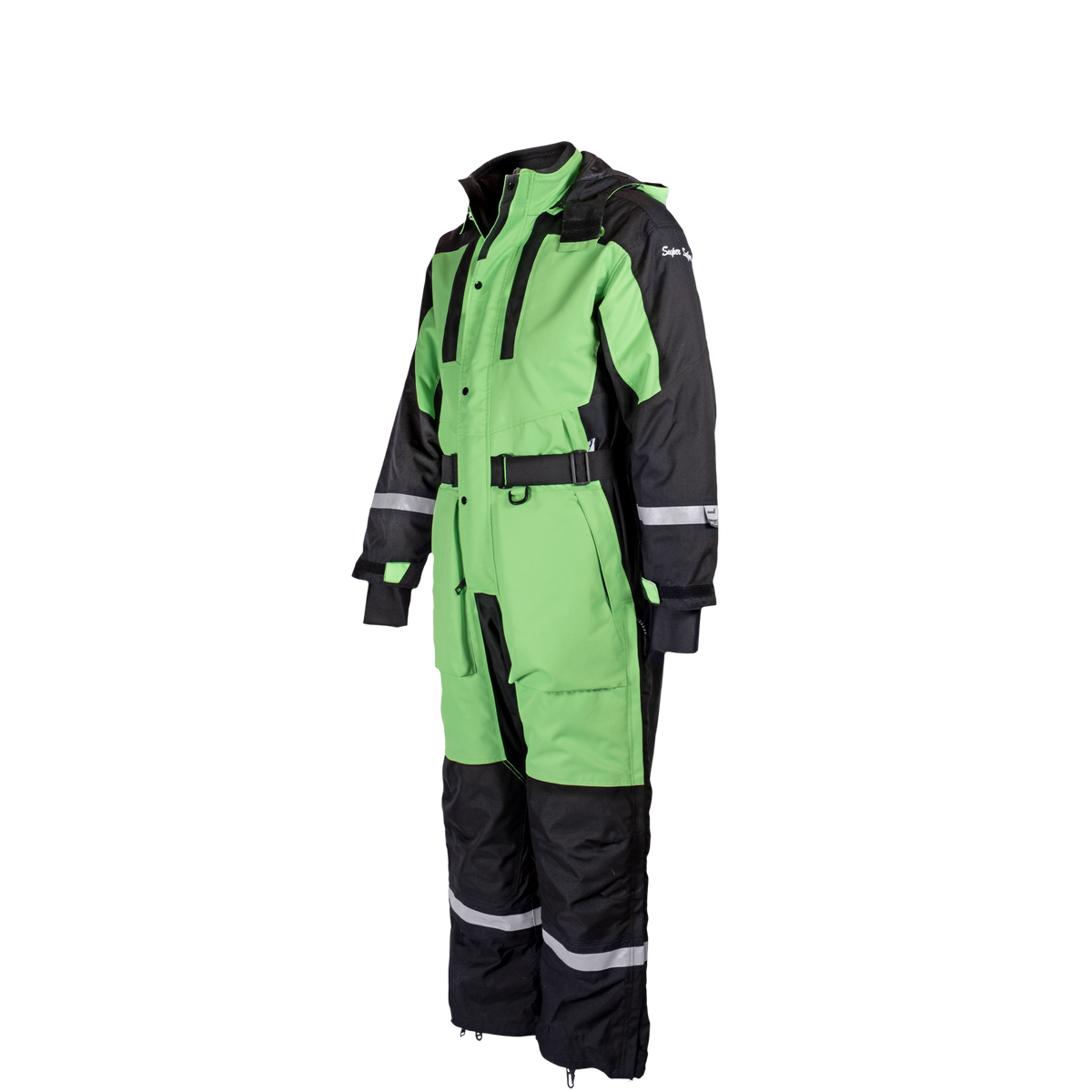Super Safari Overall – Papageigrün / Schwarz