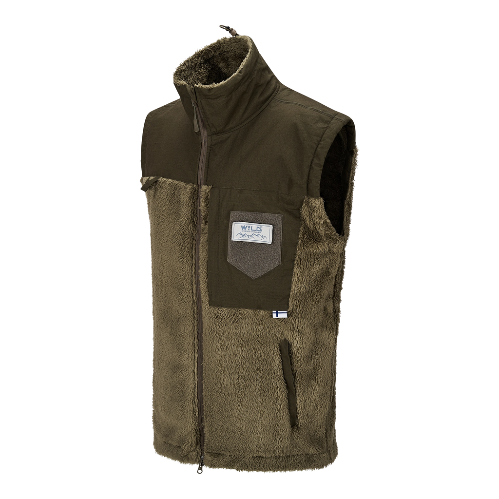 Grizzly unisex fleeceliivi - Oliivi