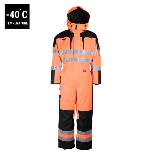 MULTIWORK OVERALL 2020 (Waterproof, Workwear) - Orange/Black