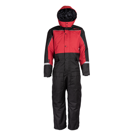 SAFARI BASIC OVERALL (Water Resistant) - Red / Black D Size